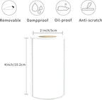 2×4 Inch White Removable Thermal Labels,Waterproof Thermal Label,250 Sheets per Roll with Perforated Lines