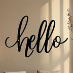 8x12 inch HELLO Sign metal home decoration wall decoration, corridor entrance, door home decoration