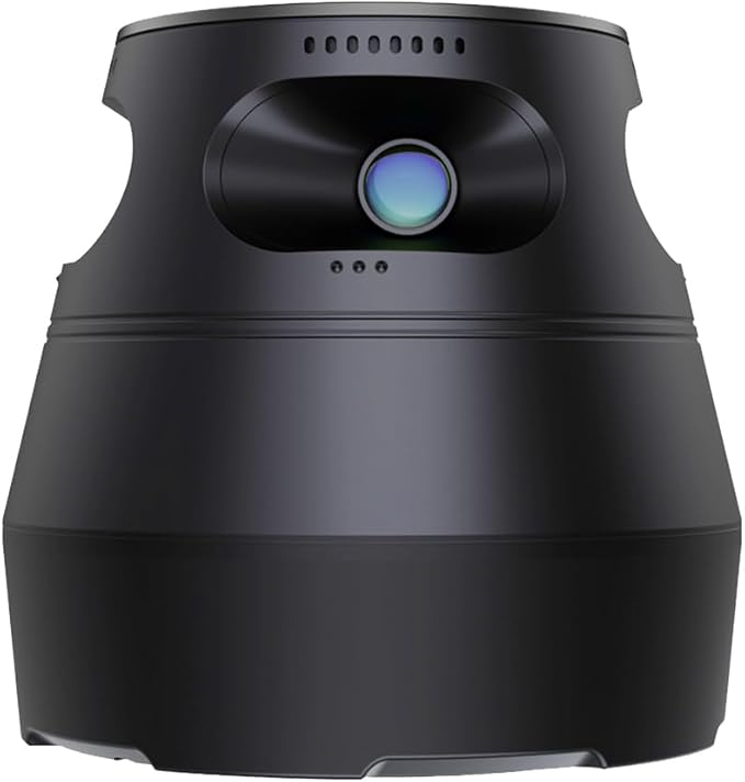 Meeteasy 360 Conference Camera, Immersive Video Conference Experience, Both Overall and Speakers’ Close-up View, Conference Room Webcam 1080P for Small/Mid-Size Rooms, Micro SD Slot Equipped