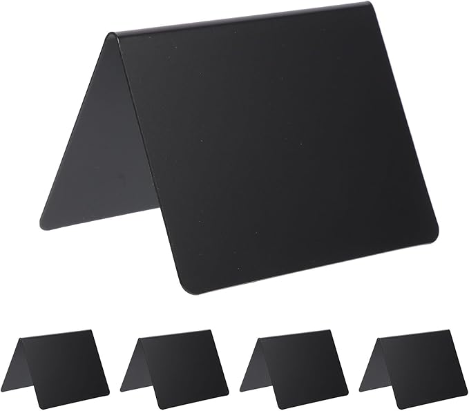 COHEALI 10pcs Mini Acrylic Desktop Message Blackboards Erasable Chalkboard Signs for Wedding Party Table Display and Decorative Signage