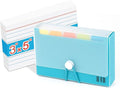 H4D 3x5 Index Card Case with 100 Heavyweight Ruled Index Cards and Dividers, Teal