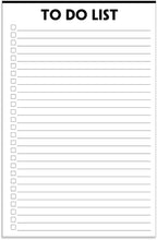 (Pack of 3) Nokingo To Do List Notepad - 50 Sheets/Pack, Total 150 Sheets, To Do List Notebook with Check List Organizing, Tear Off, Script, College Ruled Daily To Do Pad for Daily Task, 5.5"x8.2"