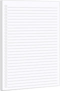321Done Checklist Notepad Planning Pad - 50 Sheets (5.5x 8.5) To Do Tear Off, Checkbox List - Made in USA - Blank Plain White