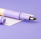 czxwyst Majohn Wancai 2.0 Mini Pocket-Size Eyedropper Fountain Pen (EF Nib 0.38mm, Purple Sweetheart)