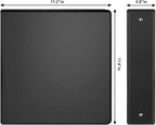 COMIX Sturdy 3 Ring Binder 2 inch with Clear View Cover, 2" Round Ring View Binder, PVC-Free, 2.4mm-Thick, 450 Sheets Capacity of US Letter Size Paper, Office ＆ School Supplies, Pack of 6 (Black)