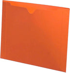 Ecom Folders Orange 11pt Standard Duty Dental File Folder, Letter Size, 50 Count