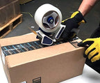 Tape King Packing Tape Dispenser Gun - Handheld Tape Gun with 2 Bonus Clear Packaging Tape (2 Inch Wide) - Shipping Tape for Sealing, Storing, and Moving Boxes, 2 Pack