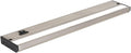 LED Under Cabinet Lighting Hardwired - 3CCT 18 Inch Satin Finish - Undercabinet Lights for Kitchen - Linkable Undercounter Dimmable Plug in Light or Hard Wired - Under Counter Fixture Direct Wire