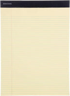 Mintra Office Legal Pads - ((BASIC CANARY 6pk, 8.5in x 11in, NARROW RULED))