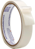 WOD SPT7A UHMW Polyethylene Transparent Film Slick Tape, 3/4 inch x 10 ft. Aggressive Adhesive - Ideal For Squeak Reduction, Drawers, and Bearings
