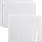 iMailer - 20 PCS 4.5"x5.5" Packing List Pouch- Clear Plastic Envelopes with Self-Adhesive Seal for Packing Slips and Invoices