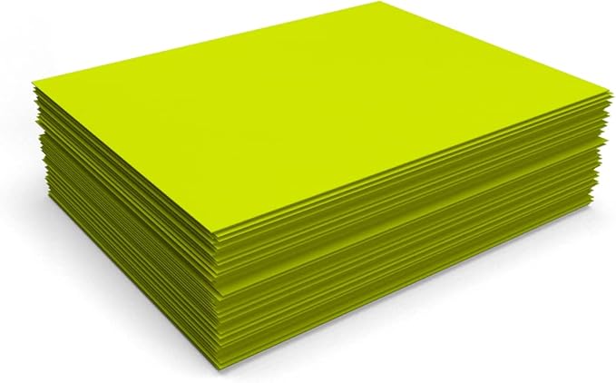 LUXPaper 8.5" x 11" Paper | Letter Size | Wasabi Green | 80lb. Text | 50 Qty