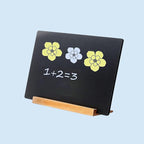 NEWNEWSHOW 2 Pack 8.7x12 Inch Tabletop Chalkboard with Wood Holder