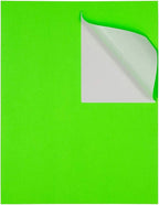 JAM PAPER Shipping Address Labels - Extra Large - 4 x 5 - Neon Green - 4 Labels per Page/120 Labels Total