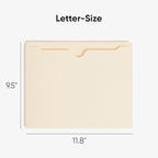 Smead File Jackets, 25 Count, Manila, Reinforced Straight-Cut Tabs, Letter Size (75499)
