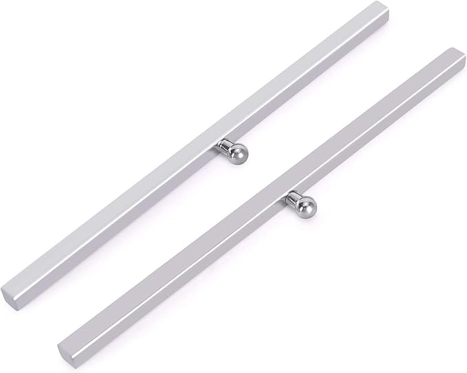 MEGREZ Metal Chinese Calligraphy Paperweight, Iron Paperweight for Holding Paper Flat, Calligraphy Practice Writing Tool Office Desk Accessories, 2 Pack