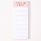 WORLD TRAVELER Eccolo Dayna Lee To Do List Notepad, To Do Magnetic Shopping List Pad for Fridge and Home, Lined Message Pad for Kitchen, 100 Pull-Off Sheets (4x10 Inches)