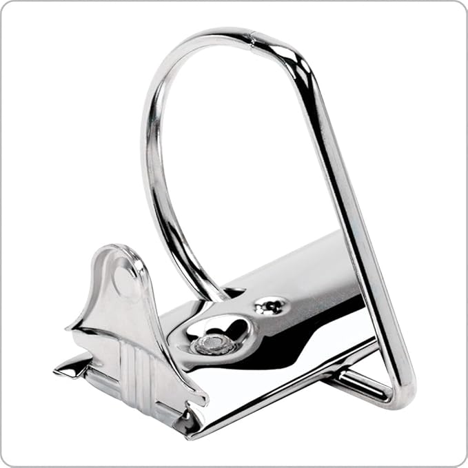 Cardinal Performer 3-Ring Binders, 1.5", Non-Locking Slant-D Rings, 375-Sheet Capacity, ClearVue Presentation, Non-Stick, PVC-Free, Black, 4-Pack (27401)
