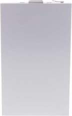 Saunders Metal Clipboard with Storage, Silver Single Layer Nursing Clipboard Folio, Memo Size Paper Organizer, Steel Clip with Self Locking Latch, Form Holder for Office, School & Work - Made in USA