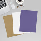 LUXPaper 8.5" x 11" Cardstock | Letter Size | Wisteria Purple | 100lb. Cover (183lb. Text) | 50 Qty