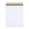 Box USA Flat Mailer 11"L x 13.5"W 100-Pack White,Stayflat Mailer Envelope Durable Lightweight Rigid Mailers for Documents, Photos, Artwork, Shipping & Document Storage11x13.5
