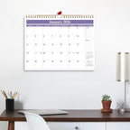 2026 Calendar - Calendar 2026 from January 2026 - December 2026, Wall Calendar 2026 with Thick Paper, 11.5" x 14.5", Purple
