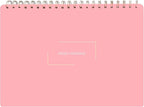 Merely Home Undated Weekly Schedule | Business Planner | 8.25” x 11.75” ADHD Organizer | Premium Multi-Layout Schedule | Pink | Landscape Layout