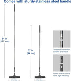 CELOX Grout Brush with Long Handle, Tile Grout Cleaner Brush for Tile Floors, for Shower Tile, for Cleaning Grout, Gray
