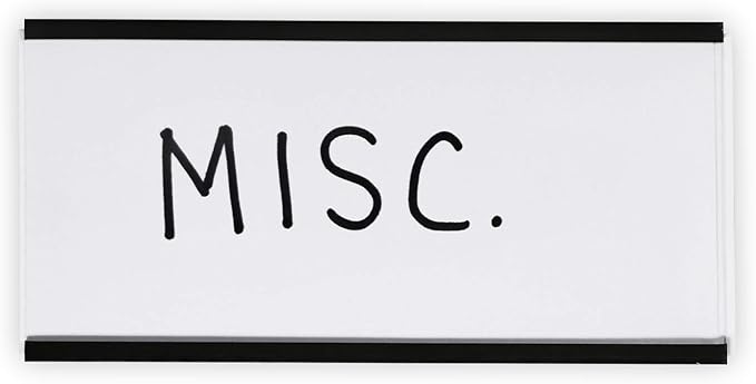 SmartSign Magnetic 'C' Channel Label Holders | 2" x 4", Pack of 10