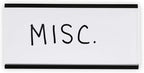 SmartSign Magnetic 'C' Channel Label Holders | 2" x 4", Pack of 10