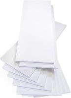NextDayLabels Memo Pads - 10-Pack-50 Sheets Per Pad (3.5" x 8.5") Scratch Paper Pads - Blank White Notes Paper with Cardboard Back - Perfect for Office, Home, Restaurant, or Personal Use - Made in USA