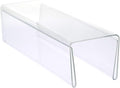 Source One Deluxe Clear Acrylic Cubicle Sign Holder & Name Plates 3 Sizes Available (2 1/4 Inch Hook, Name Plate Double Sided)