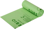 SUPERBIO 33 Gallon Compostable Yard Waste Bags, Lawn & Leaf Bags, 40 Count, ASTM D6400, BPI and OK compost INDUSTRIAL