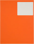 JAM PAPER Shipping Address Labels - Large - 3 1/3 x 4 - Orange - 120/Pack