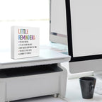 Inspirational Gifts - Little Reminders, Thank You Gifts Motivational Self Love Wood Box Sign, Appreciation Gifts for Coworker boss teacher, Encouragement Gifts Bedroom Office Living Room Desk Cubicle Table Shelf Decor, Daily Affirmations for Women Girl...