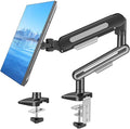 MOUNTUP Single Monitor Desk Mount for 4.4-26.5lbs, Heavy Duty Monitor Arm for 40 39 37 34 32 27inch, Full-Motion Monitors Stand, Height Adjustable Monitors Arm with C-Clamp＆Grommet Base
