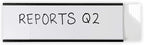 SmartSign Magnetic 'C' Channel Label Holders | 2" x 6", Pack of 10