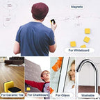 Dry Erase Erasers, 36 Pack Magnetic Whiteboard Eraser Chalkboard Eraser Dry Eraser for Classroom Office and home (Yellow)