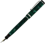 Conklin Duragraph Fountain Pen Forest Green - Fine Nib, Luxury Writing Instrument, Premium Resin Finish
