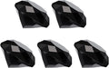 PATIKIL 5 Pcs Diamond Crystal Paperweight, 30mm / 1.18 Inch Crystal Paperweight Paper Weight for Home Office Desktop Table Decor Wedding Party Jewelry Ornaments, Black