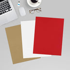 LUXPaper 8.5" x 11" Paper | Letter Size | Ruby Red | 80lb. Text | 1,000 Qty