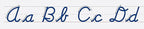 D'Nealian Chart Tablet, 24"X32", Cursive, 25 Sheets