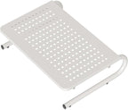 suptek Monitor Stand Riser for Computer,Laptop,Printer, Notebook and All Flat Screen Display with Vented Metal Platform and 4 Inches Height Underneath Storage,White(MST004W)