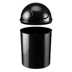 Umbra 1.25 Gallon Mini Waste Can with Removable Swing-Top Lid - Small Garbage Bin for Kitchen, Bathroom, Bedroom, Office - Compact Trash Can Fit Under Tables & Counters - Galaxy Black