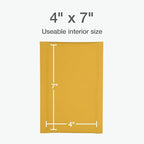 Quality Park Bubble Mailers, 4 x 8 Shipping Envelopes, Self-Seal, Small Kraft Padded Envelopes, Redi-Strip Peel Off Closure, 50 Per Box (QUA85928)