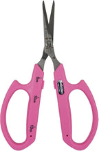 Saboten Stainless Steel Straight Blade Trimming Scissors Pink PT-12 160mm Precision Gardening Bonsai and Floral Shears Made in Japan