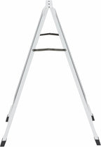 Sunnydaze Magnetic A-Frame Chalkboard Sign - Double-Sided Chalk Sandwich Board Sidewalk Sign - 30" x 20" - White