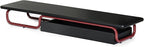Fenge Dual Monitor Riser, 37 Inch Monitor Stand for Desk, Solid Wood Desk Shelf with Large Drawer Organizer, No Assembly Computer Stand for PC, Laptop, Printer, TV