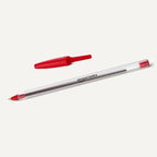 Amazon Basics Ballpoint Pens, 1.0mm, Red, 12 Pack