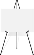 VAIIGO Black Easel Stand for Wedding Signs, Posters & Paintings - 63" Adjustable Portable Display Easel for Welcome Signs, Art Canvas, Pictures - Folding Tripod Stand with Carry Bag (1 Pack)